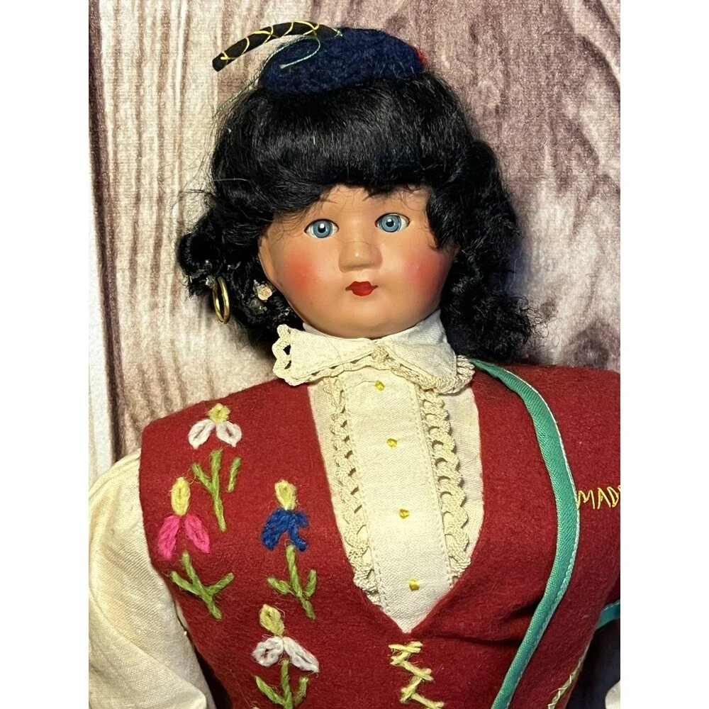 Vintage Madeira Doll with Eyes that Open and shut.